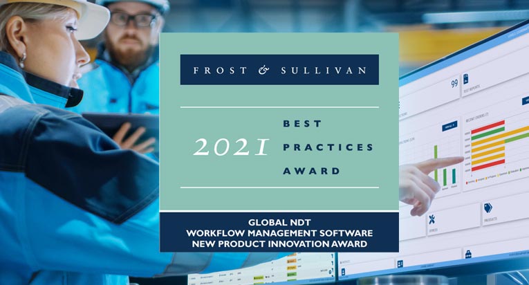 DRIVE NDT von Frost & Sullivan mit dem Product Innovation Award ausgezeichnet